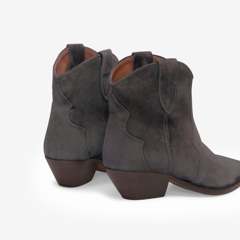 Isabel Marant RARE faded black legendary suede ankle boots Etoile Dicker Suede - Picture 1 of 14